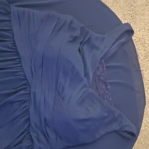 Elegant Blue Sleeveless Dress